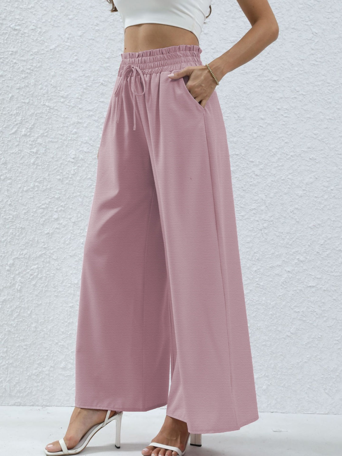 High Waist Pants with Pockets