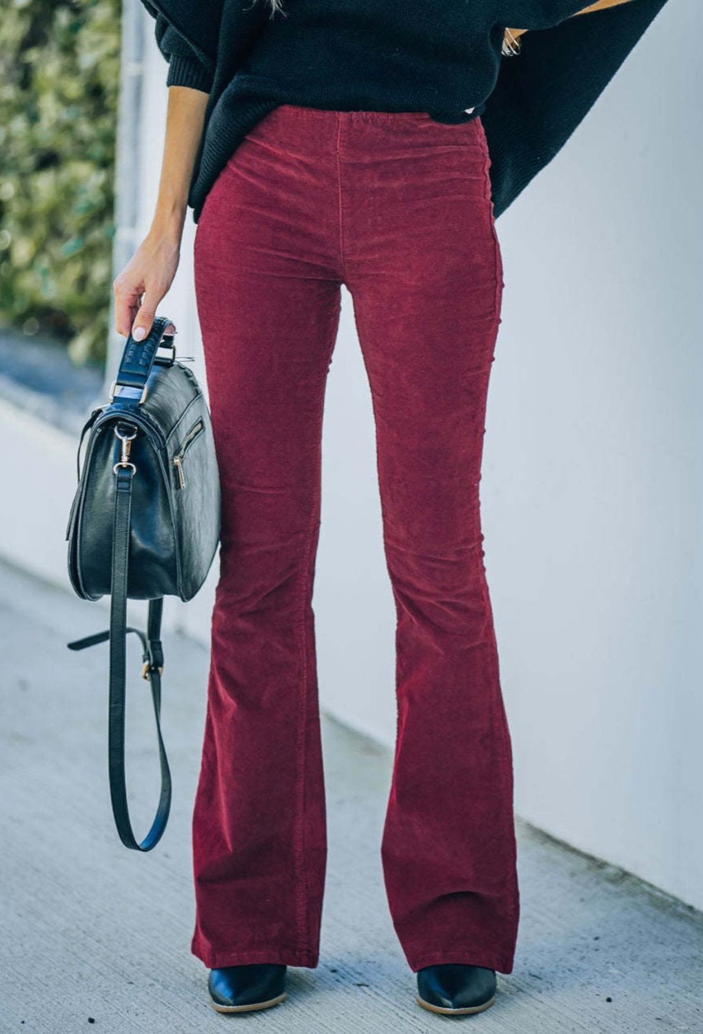 High Waist Bootcut Pants