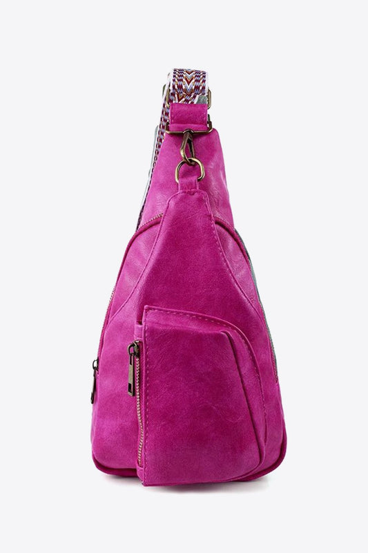 All The Feels Leather Sling Bag - Handbag Tangerine Goddess Magenta / One Size