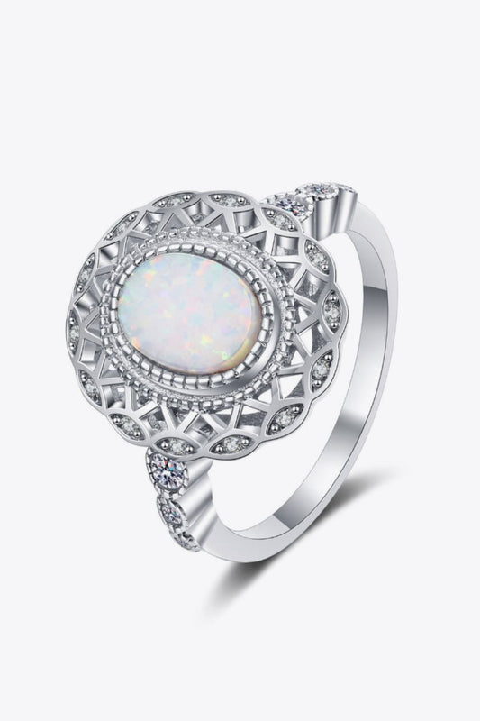 Feeling The Love Opal Ring - Tangerine Goddess