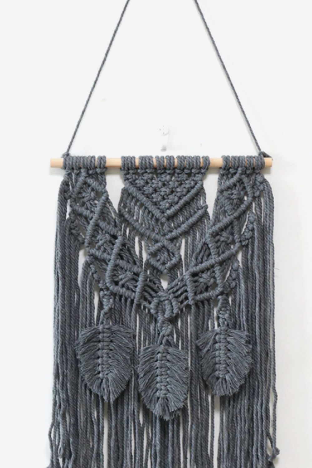 Fully Handmade Fringe Macrame Wall Hanging - Tangerine Goddess