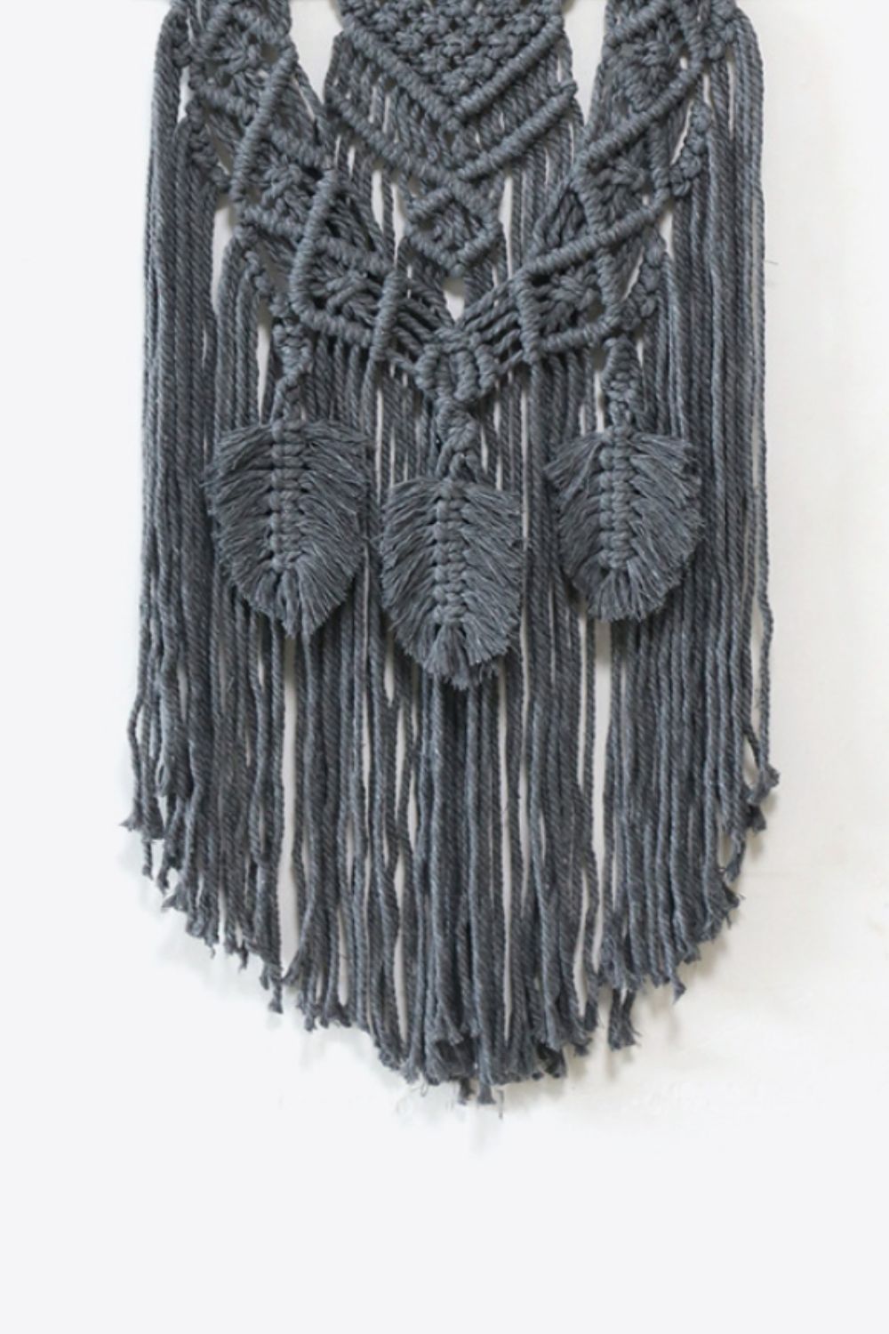 Fully Handmade Fringe Macrame Wall Hanging - Tangerine Goddess