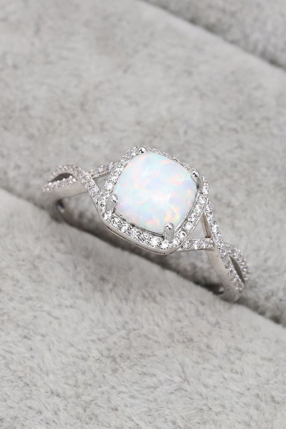 Opal Crisscross Ring - Tangerine Goddess