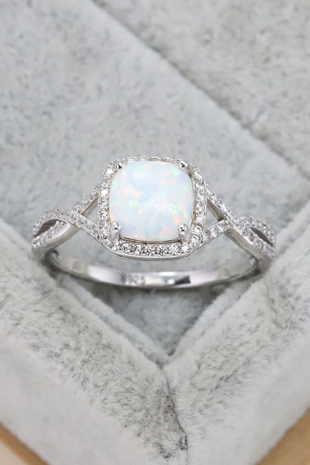 Opal Crisscross Ring - Tangerine Goddess