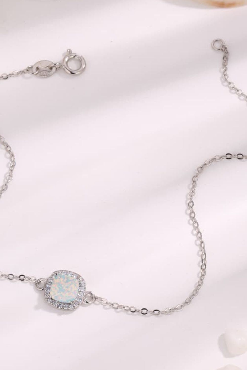 Opal Platinum-Plated Bracelet - Tangerine Goddess